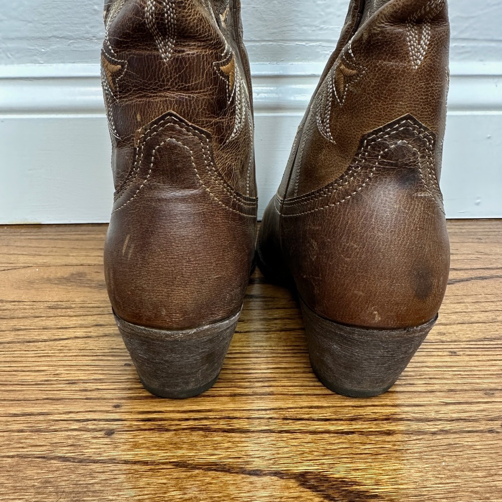 Ariat Women's Desert Holly Western Boots in Pearl Brown Leather Cowgirl 6.5B - Picture 5 of 9